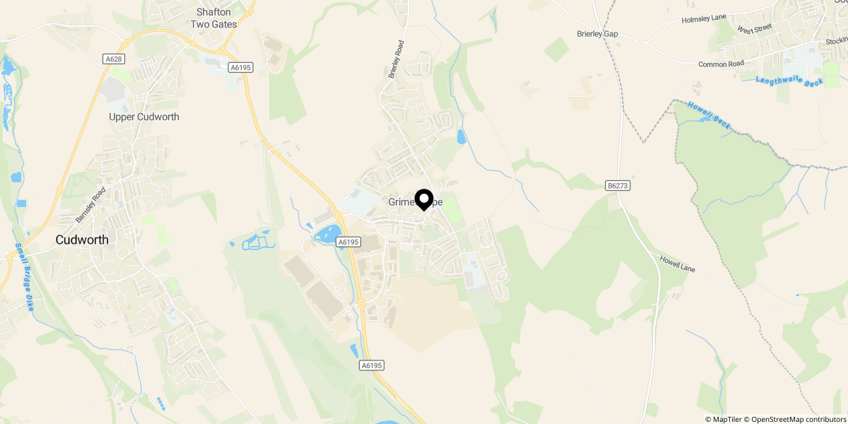 Approximate location of Windhill Close S72
